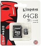 キングストン Kingston microSDXCカード 64GB クラス 10 UHS-I 対応 アダプタ付 SDC10G2/64GB