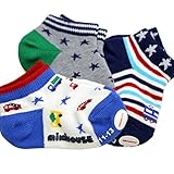 ミキハウス(mikihouse) ３Ｐローカットソックスパック 靴下 11-13ｃｍ ローカット-ブルー（15）