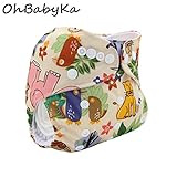 OHBABYKA布おむつ おむつカバー 男の子 女の子 ベビー服 赤ちゃん 服 ベビー オムツカバー フリーサイズ サイズ調節可 長く使える 新生児 出産祝い (OB031)