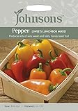 【輸入種子】 Johnsons Seeds Pepper (Sweet) Lunchbox Mixed ペッパー（スイート）・ランチボックス・ミックス ジョンソンズシード
