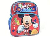 Disney Mickey Mouse M28 12" Toddler Backpack-A07646 [並行輸入品]