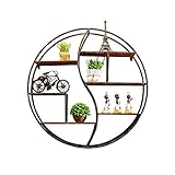 ロフトWall Hangingキューブ棚ストレージラック本棚としてのベッドルーム、壁シェルフメタルアイアン木製、バーのリビングルーム、フローティングユニットフレーム壁飾りとしてデザインヴィンテージ工業