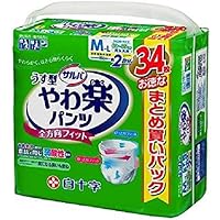 Amazon | サルバ うす型 やわ楽パンツ M~Lサイズ 24枚入 【ADL区分
