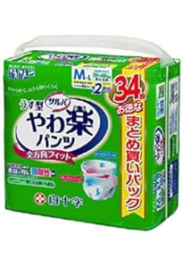 Amazon | サルバ うす型 やわ楽パンツ M~Lサイズ 24枚入 【ADL区分