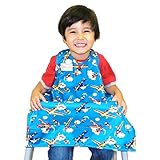 BIB-ON, A New, Full-Coverage Bib and Apron Combination for Infant, Baby, Toddler Ages 0-4+. One Size