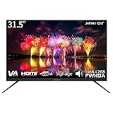 JAPANNEXT 31.5インチ 大型 モニター FWXGA 1366x768解像度 VA ディスプレイ デジタル サイネージ (HDMI/スピーカー内蔵/VESA対応) JN-SV32HD