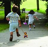 Wooden Push a long Pink Mouse