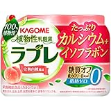 カゴメ 植物性乳酸菌ラブレ たっぷりカルシウム+イソフラボン（80ml×3P×6）×1ケース【クール便】