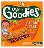 Organix Goodies Organic Carrot Cake Soft Oaty Bars 6 x 30g - Organixは、有機キャロットケーキソフトOatyバー6×30グラムをグッズ