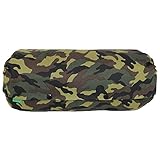 acortile(アコルティーレ) 抱っこひも収納カバー M 日本製 【迷彩deepグリーン×ブラック】 90日保証 リバーシブル 裏生地ブラック シッカリ生地