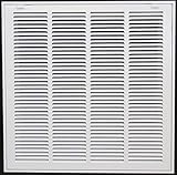 Returnエアフィルタグリルフィルタ含ま – Removable Face/ドア – HVAC ventダクトカバー – ホワイト 25 x 25 RFGF2525