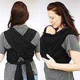 Baby Wrap,Sling,Carrier 0-3 Years With Carry Case, Various Colors (Black) by smart baby wrap