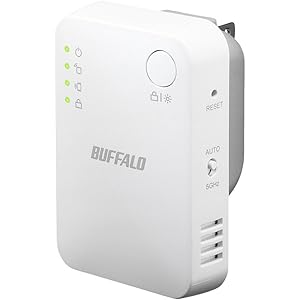 BUFFALO WiFi 無線LAN中継機 WEX-1166DHPS/N 11ac/n/a/g/b 866+300Mbps ハイパワー コンパクトモデル 簡易パッケージ 日本メーカー【iPhoneX/iPhoneXSシリーズ メーカー動作確認済み】