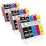 【BINGSTARONE】BCI-320 BCI-321 CANON用 キャノン互换 インク5色3セット【対応機種】PIXUS iP3600 MP620 iP4600 MP630 iP4700 MP640 MP540 MP980 MP550 MP990 MP560 MX860 MX870【残量表示対応/個包装】