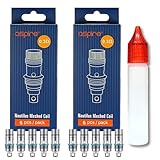 【ノーチラスコイル 2箱セット】Aspire Nautilus 交換用 コイル 2箱（合計10個）+ エンプティボトル1本 for Nautilus Nano Tank, Nautilus 3 Tank, Nautilus 3²², Nautilus 3S Tank 5, Zelos Nano, Zelos 3, Zelos X, Rhea X… (Nautilus Mesh 0.3Ω (23-28W))