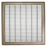 14" X 14" Heavy Duty Rigid Floor Grille - Fixed Blades Air Grill - Brown [並行輸入品]