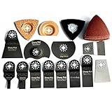 40pcs/set Mixed Oscillating Multi Tool Mix Accessory Saw Blade fits Fein Multimaster Makita Genesis 