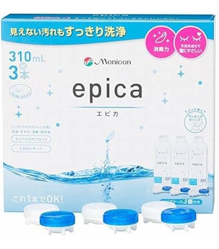 Amazon | エピカ アクアモア (310ml*3本) 2箱セット by メニコン