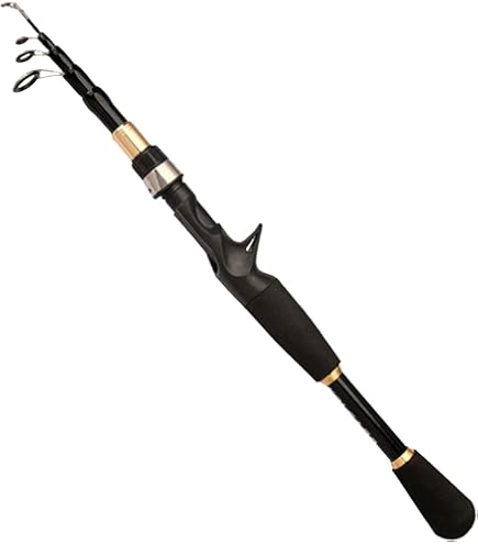 Amazon | ポータブルルアーベイトロッド、超軽い伸縮式釣り竿、高