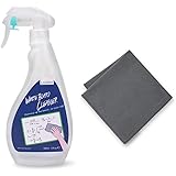 LOUKIN 低臭気非毒性ホワイトボードクリーナー ホワイトボード用クリーナースプレー 500ml 1本 クリーニングクロス1枚付き