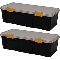 【2個セット】アイリスオーヤマ ボックス RVBOX 900D カーキ/ブラック 幅90ｘ奥行40ｘ高さ28cm