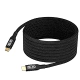 KMMXXCPM ロングUSB-C ケーブル 5m、USB 3.2 Gen 2x2 規格 20Gbps 高速転送、Thunderbolt 3対応、Type C 100W PD3.0急速充電、4K@60Hz USB-C映像出力。スマートフォン、タブレット、ノートパソコン、ドッキングステーション、モニターなど各種機器に対応。