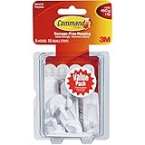 コマンド小さなフック値パック、ホワイト、8フック、16ストリップ