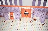 Polka Dot Crib Fitted Sheet 100% Cotton Mint, Yellow, Magenta, Purple by DK LEIGH