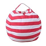 ttnight多目的Kids Stuffedおもちゃストレージまたは袋バッグキャンバス服遊びマットホルダーオーガナイザーホームSupplies組織Stuffed Animalプレミアムキャンバスオーガ
