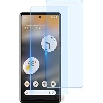 Amazon | 【ブルーライトカット·指紋認証対応】【2枚セット】Pixel 6a