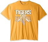 NCAA LSU Tigers Baseball Bats半袖快適カラーTシャツ、XXL、シトラス