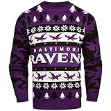 NFL Baltimore RavensライトアップOne Too Many醜いセーター、Xラージ