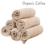 ベビー タオル 赤ちゃん ガーゼ 6層 オーガニックコットン100％ 30*30cm 6枚