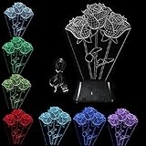 ILS - LED 3D Night Light USB Creative Home Energy Saving Night Light Bedside Lamp