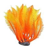 YideaHome水槽用 水槽用 サンゴ 人工水草 草風 飾り 2色