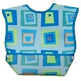 Dex Baby Dura Bib Crum Catcher - Geo Bib, Blue by Dexbaby [並行輸入品]