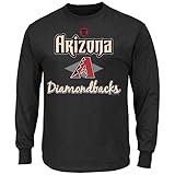MLB Arizona Diamondbacksメンズ58t Tee、ブラック、スモール