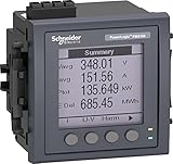 Schneider Electric デジタル電力計 LCD パルス出力 92 x 92mm METSEPM5111