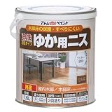 アトムハウスペイント 油性床用ニス 1.6L クリヤー