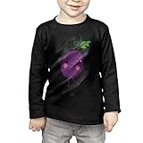 ナス かわいい アニメ化 漫画 笑顔 子供服 春秋 長袖 Tシャツ トレーナー 丸い襟 キッズ 男の子 女の子 ベビー おしゃれ カジュアル ファッション 可愛い