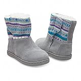 【TOMS】トムスNEPAL BOOTS GREY SUEDE FAIR ISLE キッズ/ベビー ブーツ10006415 (T7(14cm)) [並行輸入品]