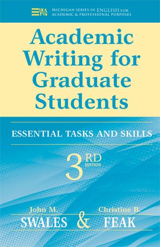 Academic writing for graduate students : essential tasks and skillsの表紙