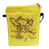 マグネットリストバンド 15個強力ネオジム磁石内蔵 ネジ、釘、ナット等ホールドできる 伸縮式マジックテープで着脱簡単建築、修理、大工作業、DIY用 換気性が優れる