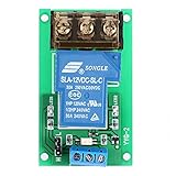 KKmoon 2チャンネルDC 12V 30A モジュール 基板モジュール フォトカプラ絶縁高/低トリガ（12V シングル）