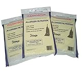 Kenmore Upright Vacuum Type U 50688, 50690 Panasonic Type U-2 Miele Upright Type Z Lined Allergen Ba