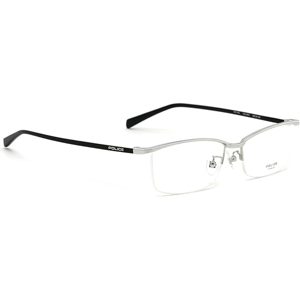 POLICE SPL271J チタン製 メガネ ホワイト シルバー POLICE SPL271J チタン製 メガネ ホワイト シルバー