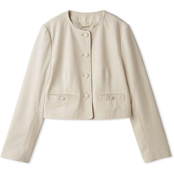 Amazon | ジップパールカーディガン CWND245021GRYF | カーディガン