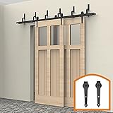 HomeDeco Hardwareドア リフォーム 金物 室内飾り レール 収納用建具 金属軌道 6.6 FT (2.00メートル)
