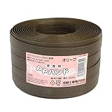 信越工業 手芸用PPバンド15mmx100m オリーブ HT1185-34