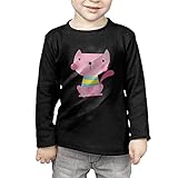 猫 漫画 ピンク 子供服 春秋 長袖 Tシャツ トレーナー 丸い襟 キッズ 男の子 女の子 ベビー おしゃれ カジュアル ファッション 可愛い